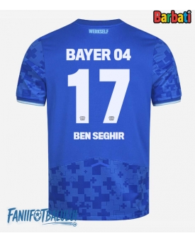 Bayer Leverkusen Eliesse Ben Seghir #17 Tricou Fotbal Replică 2025-26 Barbati Treilea
